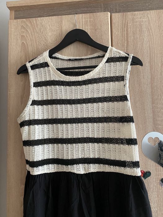 Rochie alb negru femei-XXL noua , doar probata