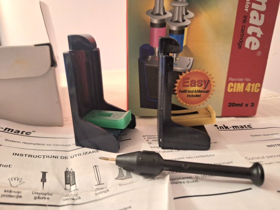 Dispozitiv kit refill Canon PG-40 si CL-41