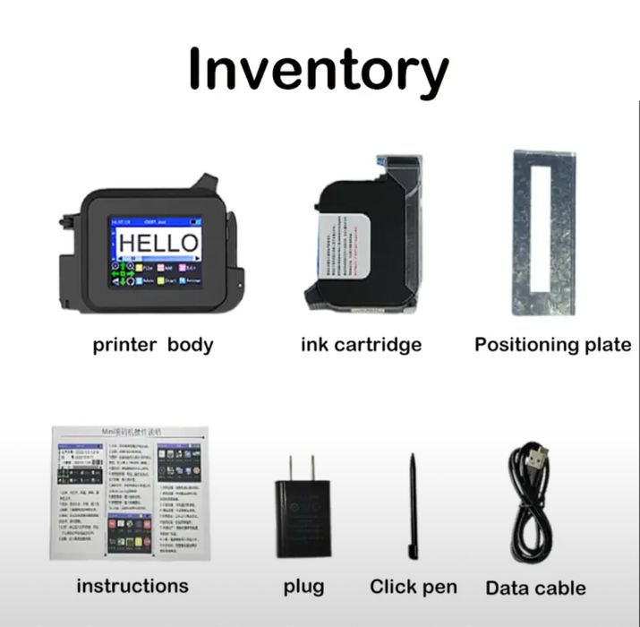 Маркиратор датер дата сана ручной принтер QR штрих код апарат