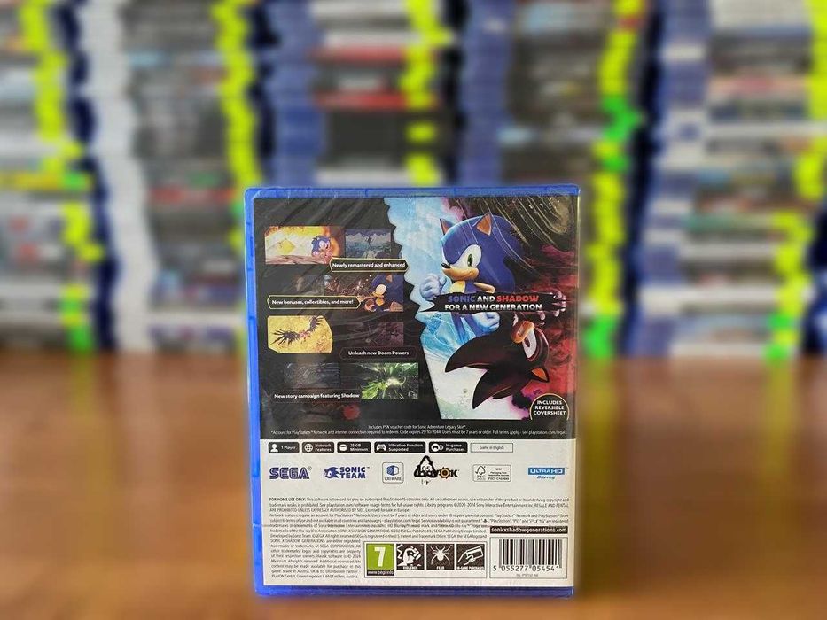 Новый Sonic X Shadow Generations Day One Edition PS5/ Соник Много Игр
