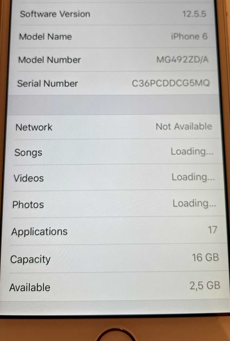 Apple iPhone 6, 16GB, rose gold