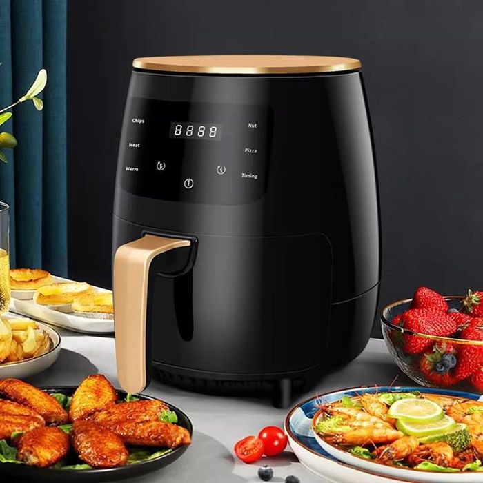 Фритюрник с горещ въздух без масло Air Fryer 8 функции, Капацитет 6L,