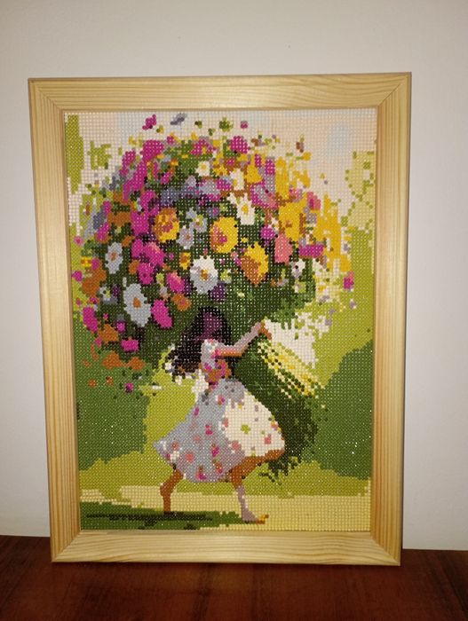 Алмазная мозаика готовая работа