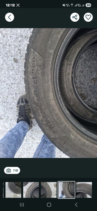 Vand 2 anvelope 225 60 17 continental de iarna bune