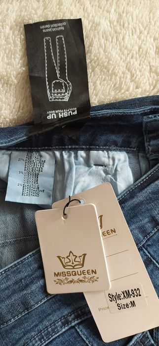 Blugi pentru fete, moderni, mărimea M, bleumarin