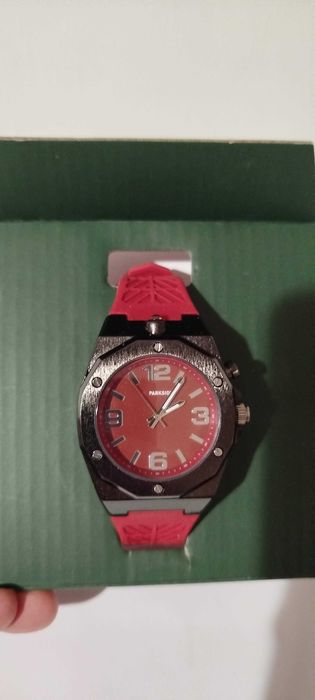 Ръчен часовник Parkside червен