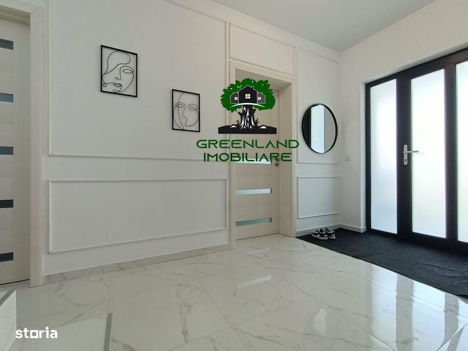 Vila 4 camere, 2 bai,154 mp, Semi Mobilata, canalizare, asfalt, Rediu