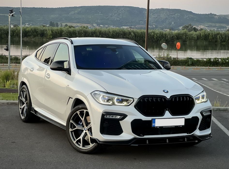 Bmw X6/3.0d Mild Hybrid/M pachet/Individual/Grila iluminata/Alb perlat/Variante/