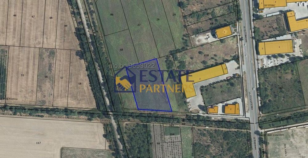 Продава се Парцел в Пловдив, Индустриална зона - Север - 9100 кв.м за 34 €/кв.м - Снимка #1