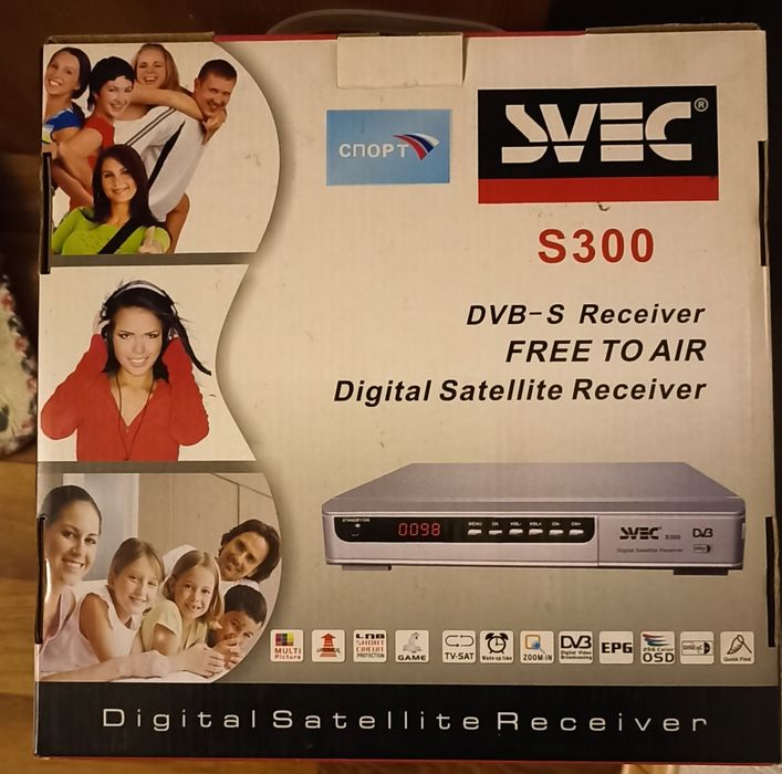 Тюнер/ресивер для спутниковой тарелки телевизора