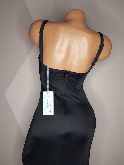 Guess by Marciano Оригинална Официална Дамска Дълга Черна Рокля