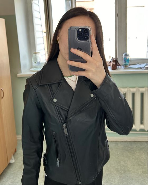 Новая кожаная куртка от Massimo Dutti