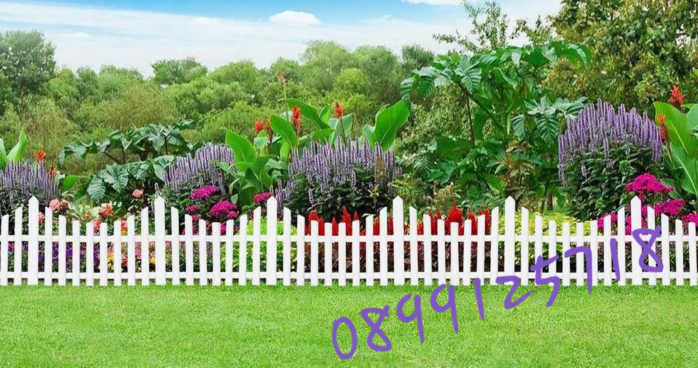 Бяла градинска ограда-240х32см./декоративна ограда
      
Бяла градин