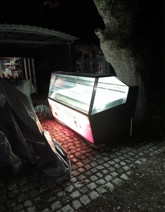 Минусова витрина за украсен сладолед