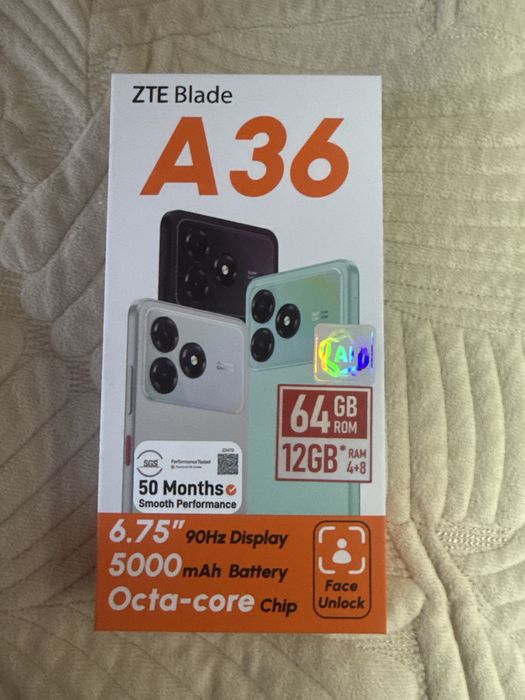 Продам новый ZTE A36