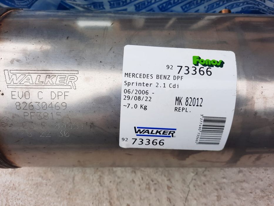 Filtru particule DPF Walker Sprinter E5