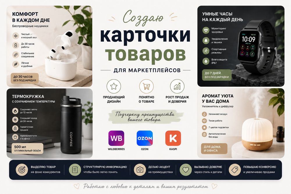 Создаю карточки для маркетплейсов