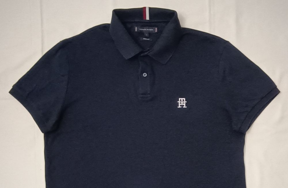 Tommy Hilfiger Polo Shirt оригинална тениска L памучна поло фланелка