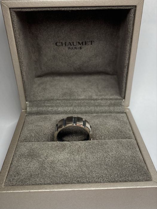 Inel aur alb 18kt. CHAUMET Paris