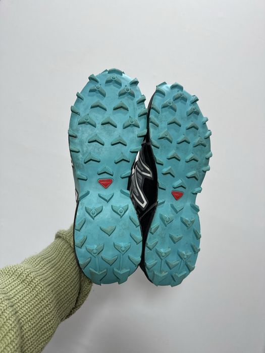 Salomon speedcross 3 hiking trekking mountain outdoor grey & blue