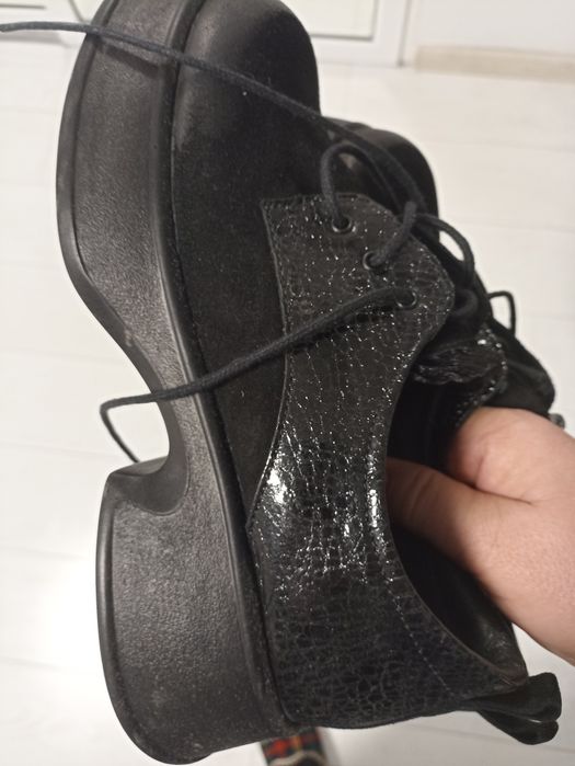 Дамски обувки, нови, 38, естествен набук
