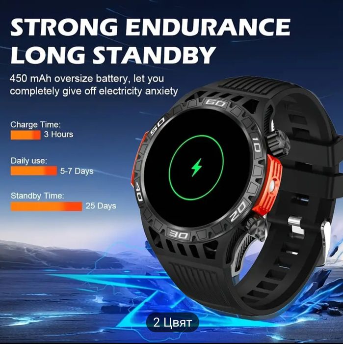 смарт часовник удъроустойпив с фенерче