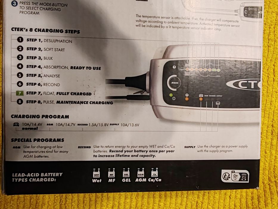 Incarcator redresor de baterii CTEK MXS10