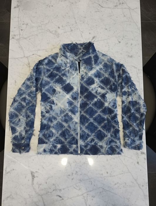 Jachetă Statement din Denim Premium – Custom Piece