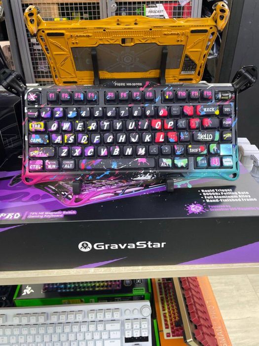 Клавятура Grava star v75 pro neon grafiti limited edition