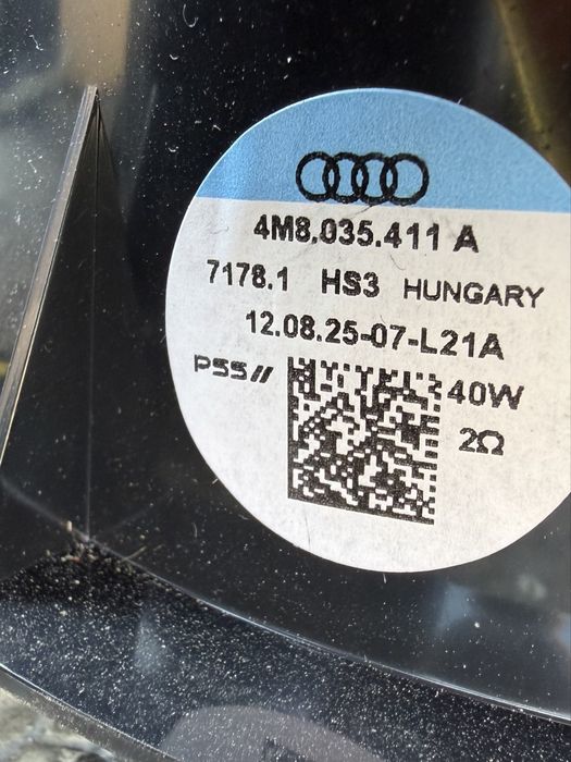 Sistem audio Bang Olufsen Audi Q8 4M8