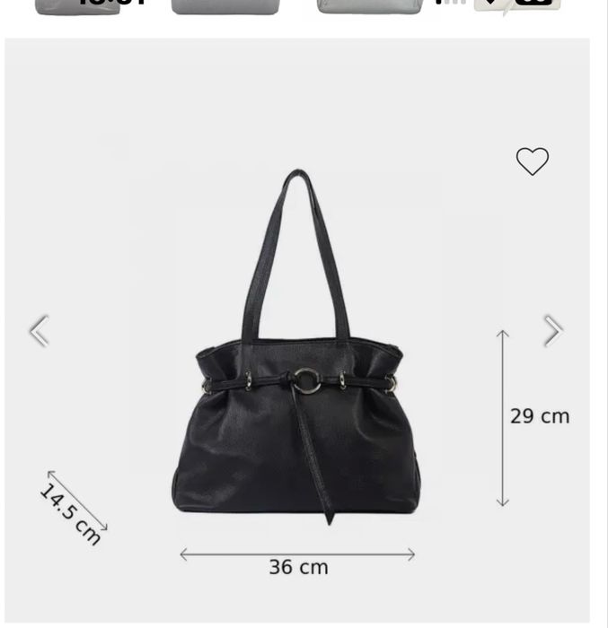 Geanta din piele incapatoare