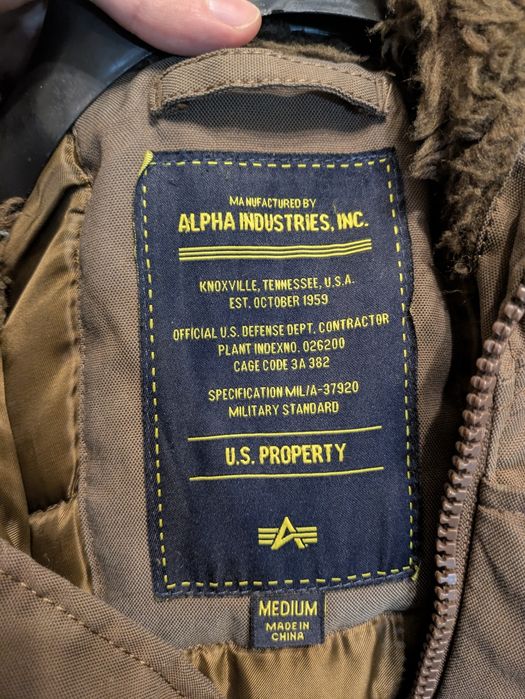 Парка Alpha Industries N-3B Altitude