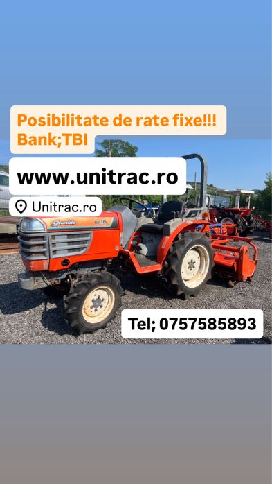 Tractoras tractor japonez kubota gb 18