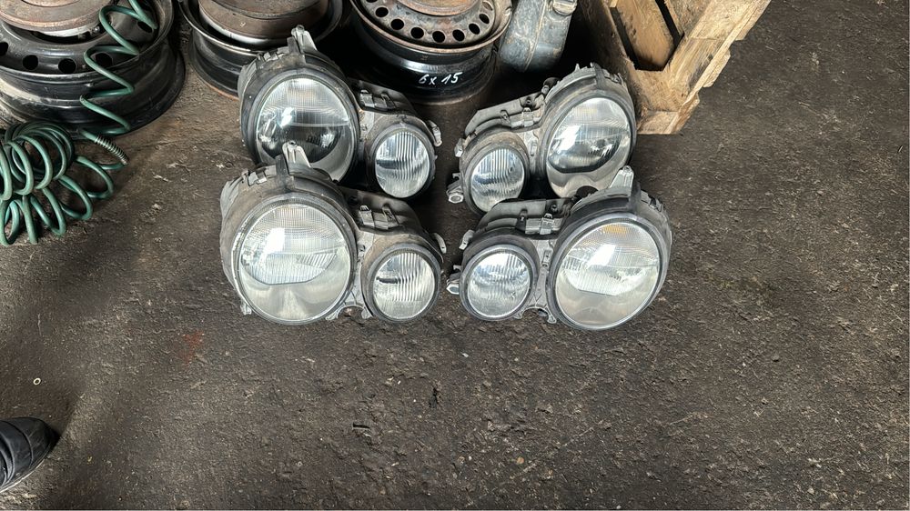 Передние фары Мерседес w210 рест