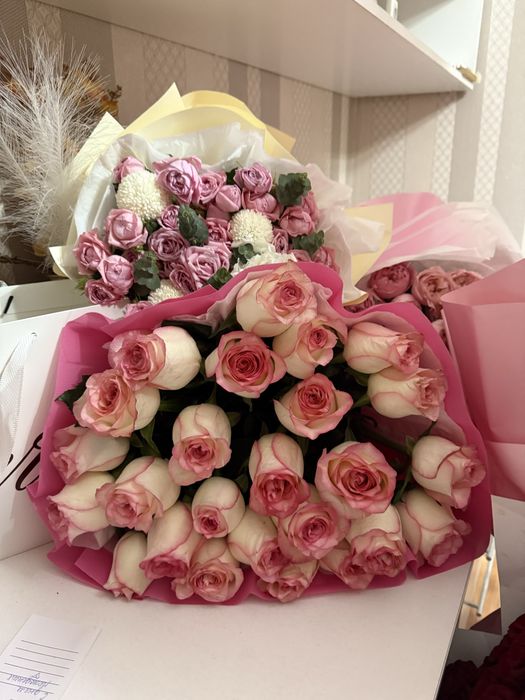 Цветы свежые сегодня поступило