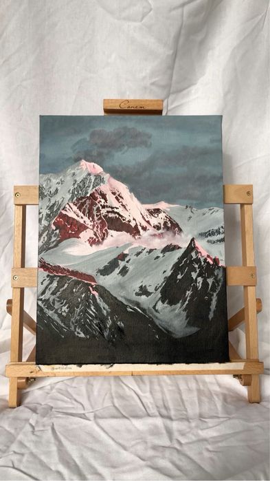 картина маслом горы