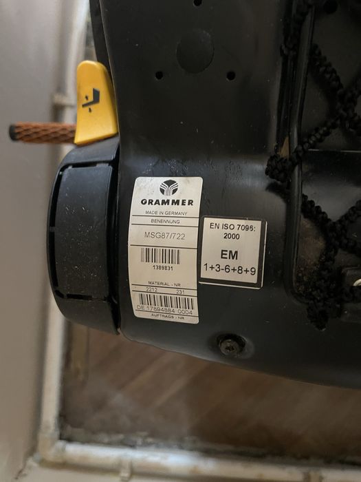Scaun Excavator / Incarcator frontal Grammer JCB original