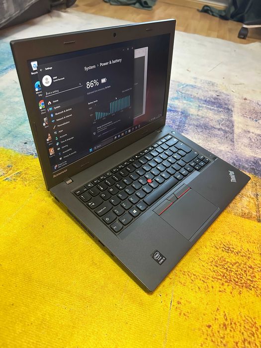 laptop lenovo thinkpad L450, baterie dubla, ssd 128 gb, i5 , 8 gb