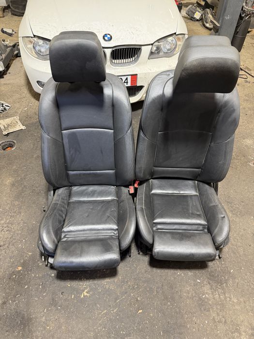 Черен рекаро салон за BMW F10 с подгрев