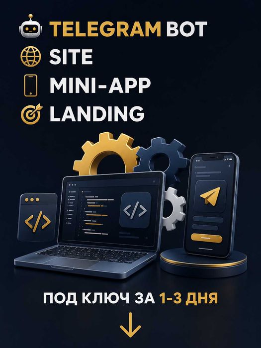 Разработка Телеграм бот | Сайт | Мини-app | лендинг