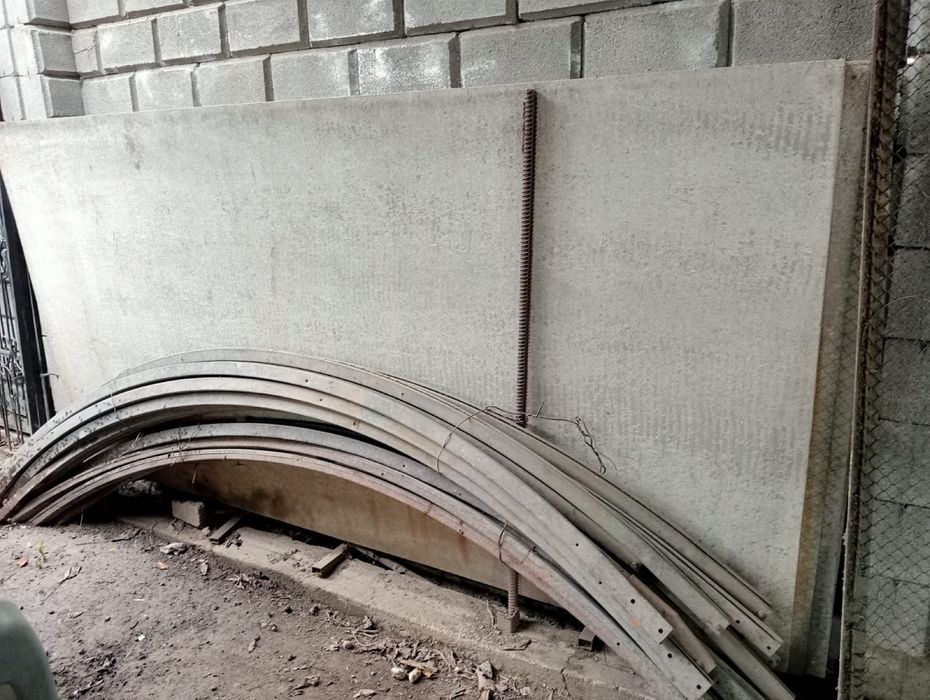 Лист шиферный полоский