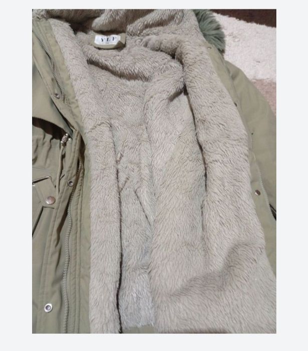 Продам новую куртку с мехом теплую