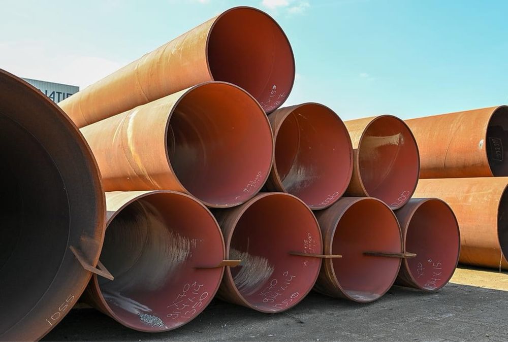 Vand teava metalica laminata si sudata elicoidal