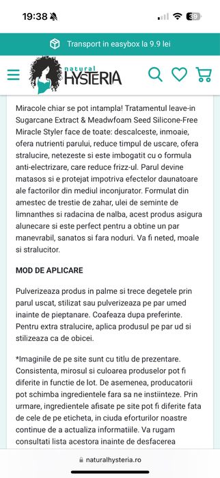 Tratament leave-in si Spray protecyie termica si fixare