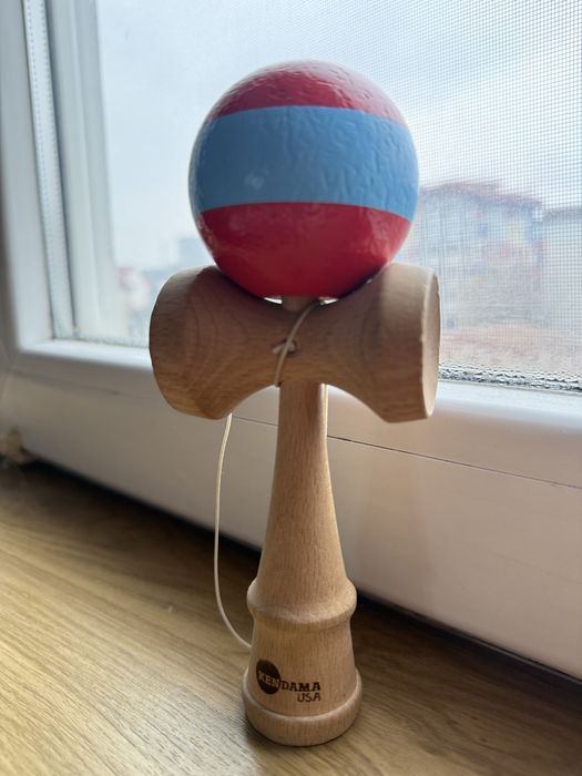 KENDAMA USA , lemn natural