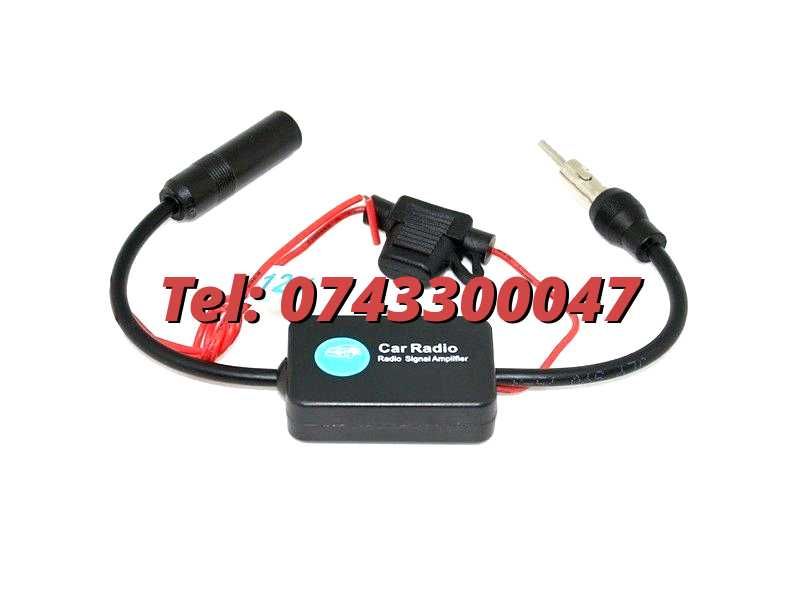 Amplificator Semnal Antena Radio Fm Am Cu Mufa Universala Pentru Navi