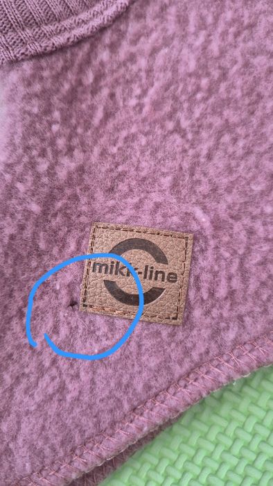 Cagula lana fleece Mikk-line 62/68