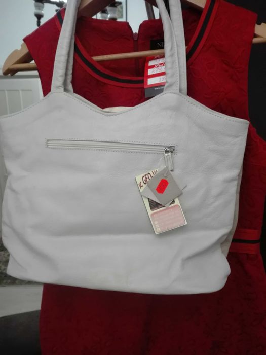 Geanta dama +2 rochii +1bluza