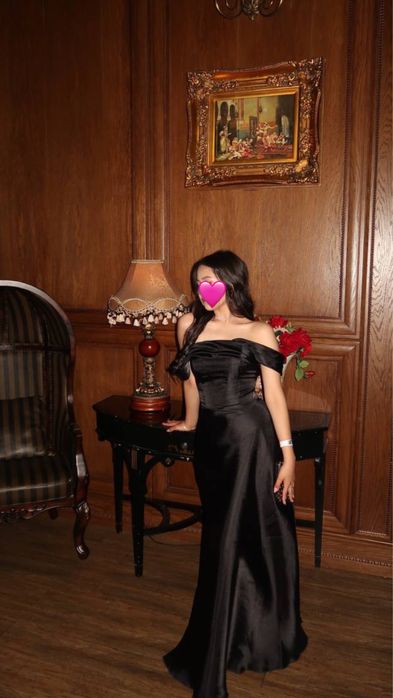 вечернее платье черное