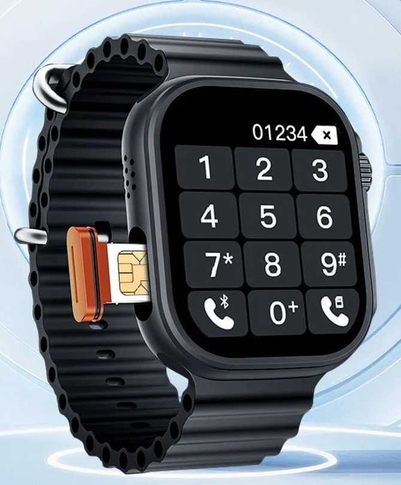 Smartwatch cu sim 4G,bluetooth,camera,comnda vocala,sanatate,sport,etc